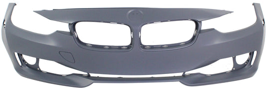 3-SERIES 12-15 FRONT BUMPER COVER, Prmd, w/o M Sport Line, STD Type, w/o HLW Holes/Cam, w/ PDC Holes/IPAS, Exc. M3, Sdn/Wgn - CAPA