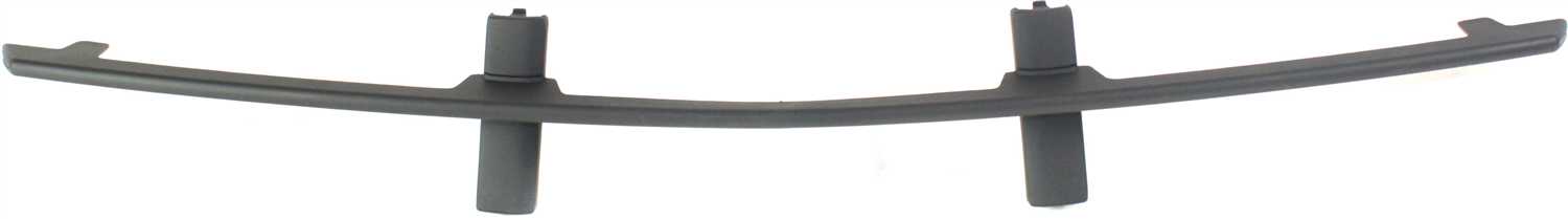 7-SERIES 02-05 FRONT BUMPER GRILLE, Center, Textured Black, w/o Adaptive Cruise Control