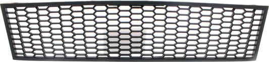 5-SERIES 11-16 FRONT BUMPER GRILLE, Center, Textured Black, w/ M Pkg, w/o Active Cruise Control, Sedan