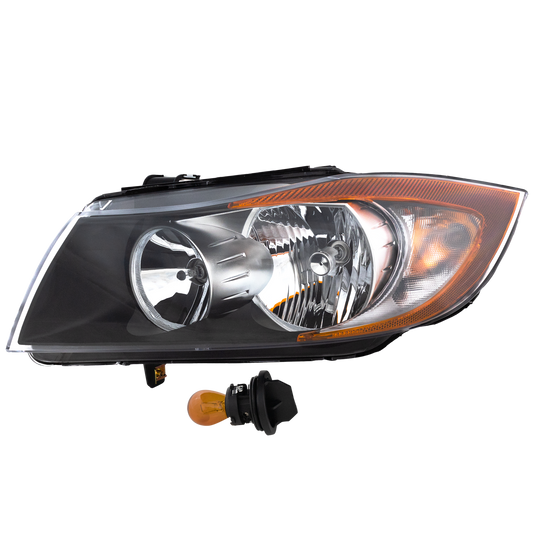 3-SERIES 06-08 HEAD LAMP LH, Assembly, Halogen, Sedan(E90)/Wagon(E91)