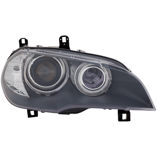 X5 07-13 HEAD LAMP RH, Lens and Housing, HID/Xenon, w/o HID Kit