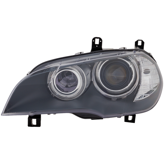 X5 07-13 HEAD LAMP LH, Lens and Housing, HID/Xenon, w/o HID Kit
