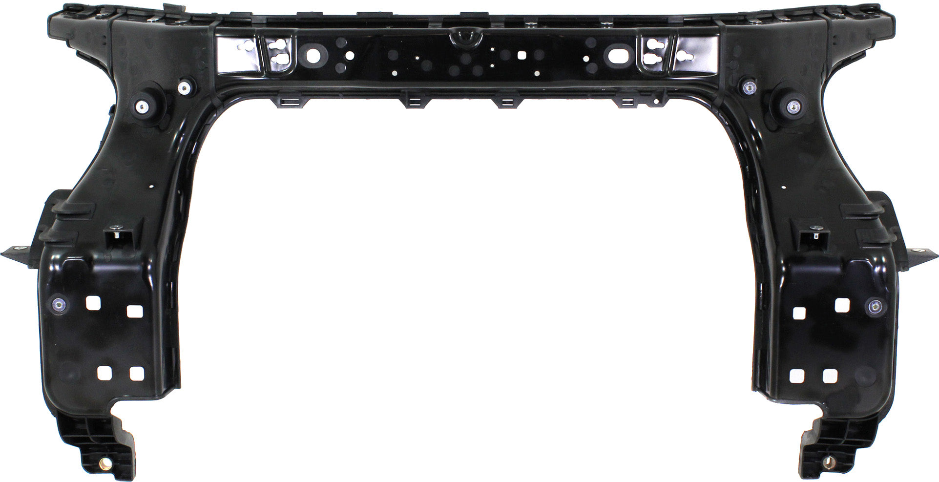 ENCLAVE 08-12 RADIATOR SUPPORT, Textured Black, Plastic with Steel