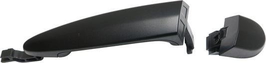 3-SERIES 06-13/X6 08-14 FRONT EXTERIOR DOOR HANDLE LH, Textured Black, w/o Keyhole (=REAR LH)