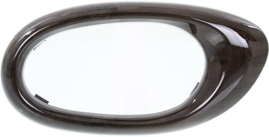 RAINIER 04-07 FRONT DOOR HANDLE CASE RH, Wood Pattern, Plastic (=REAR)