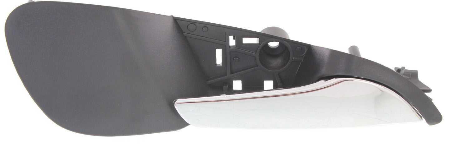 REGAL 11-17 FRONT INTERIOR DOOR HANDLE RH, Chrome Lever+Black Housing, Plastic, w/o Keyhole