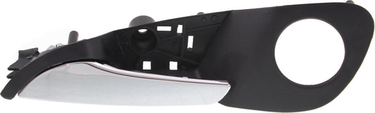 REGAL 11-17 FRONT INTERIOR DOOR HANDLE LH, Chrome Lever+Black Housing, Plastic, w/ Keyhole