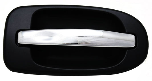 VENTURE 97-05/UPLANDER 05-09 REAR EXTERIOR DOOR HANDLE LH, Sliding, Chrme Lvr+Primed Bzl, w/o Hole