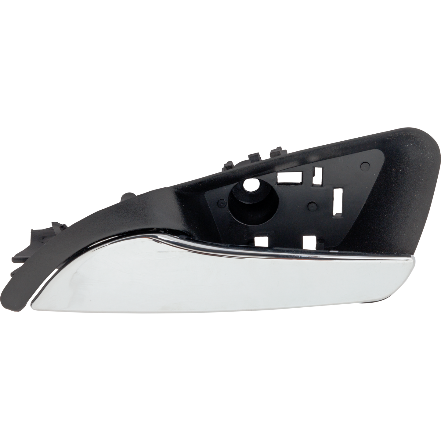 REGAL 11-17 REAR INTERIOR DOOR HANDLE LH, Chrome Lever+Black Housing, Plastic