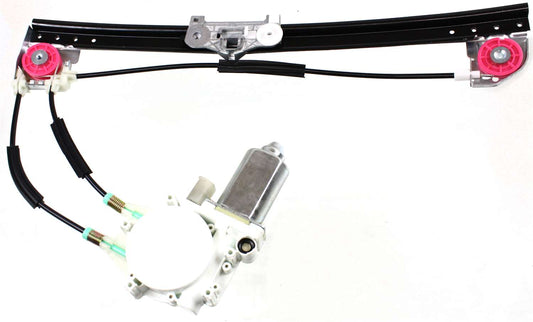 5-SERIES 97-99 REAR WINDOW REGULATOR LH, Power, w/ Motor, To 3-99