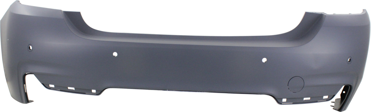 4-SERIES 14-20 REAR BUMPER COVER, Primed, w/ M Sport Pkg, w/ PDC Snsr Holes, w/o Park Assist Sensor Holes, Conv/Cpe