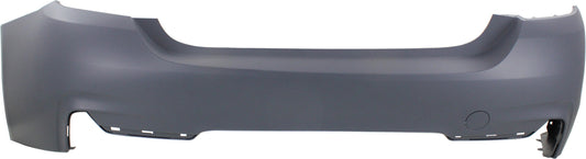 4-SERIES 14-20 REAR BUMPER COVER, Primed, w/ M Sport Pkg, w/o PDC Snsr and Park Assist Sensor Holes, Conv/Cpe