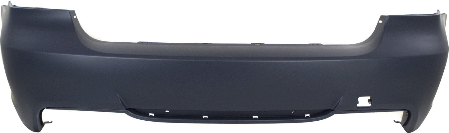 3-SERIES 06-11 REAR BUMPER COVER, Primed, 3.0L Eng, w/ M Pkg, w/o PDC Snsr Holes, Sedan
