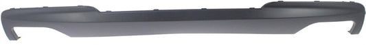 550I 11-16 REAR LOWER VALANCE, Center Cover, Textured, Double Hole, w/ M Package, Sedan