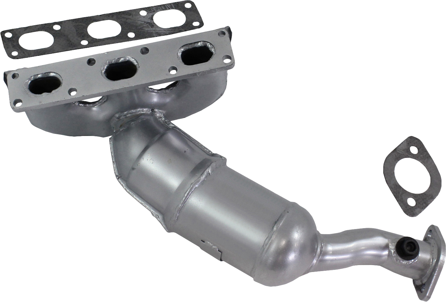 X5 01-06 CATALYTIC CONVERTER, Rear, with Exhaust Manifold