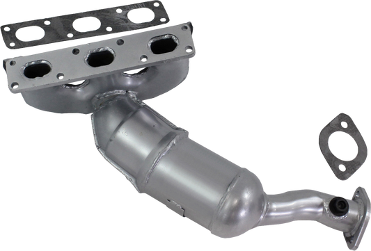 X5 01-06 CATALYTIC CONVERTER, Rear, with Exhaust Manifold