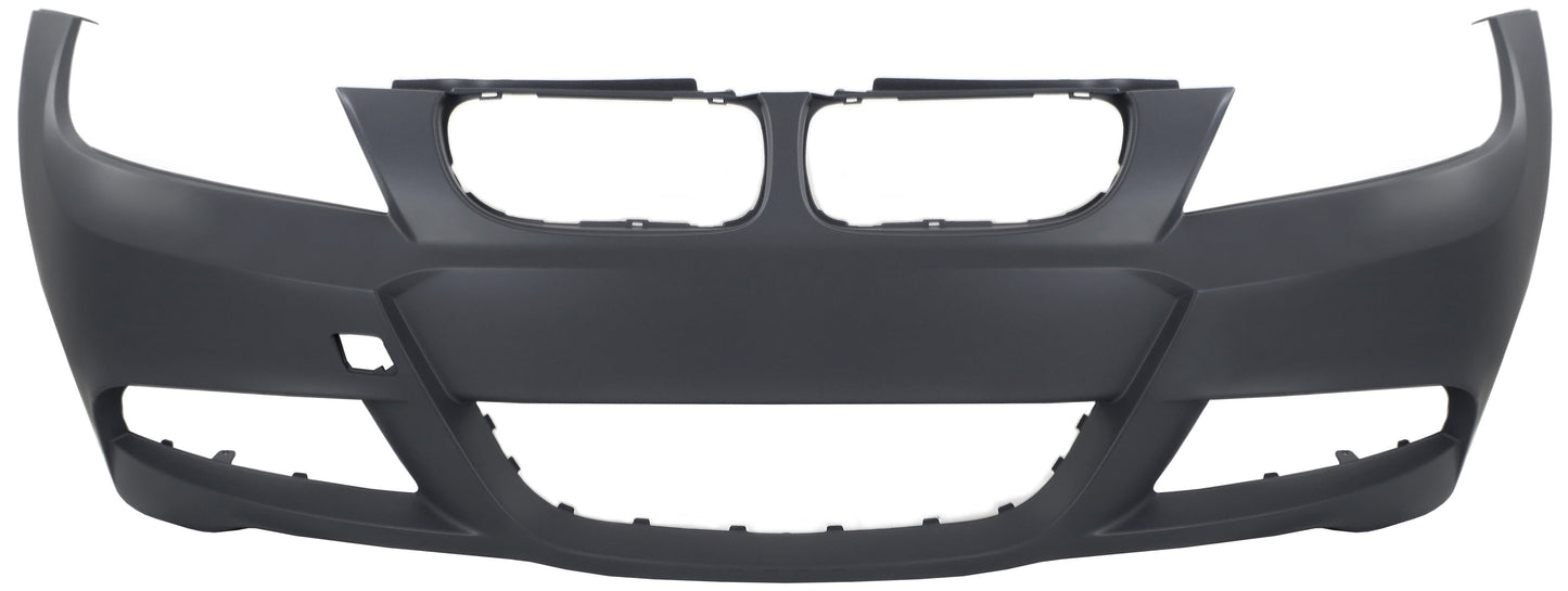 3-SERIES 06-12 FRONT BUMPER COVER, Primed, w/ M Pkg, w/o HLW and PDC Snsr Holes, (Sdn 06-11)/(Wgn 06-12)