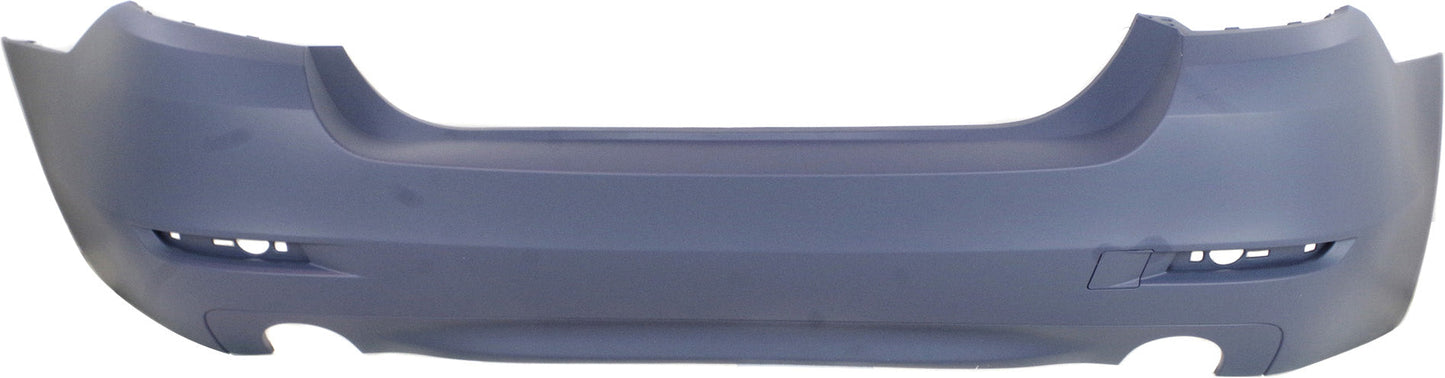 535D/535I 14-16 REAR BUMPER COVER, Primed, Standard w/o M Sport Package, w/o Park Distance Control Sensor Holes