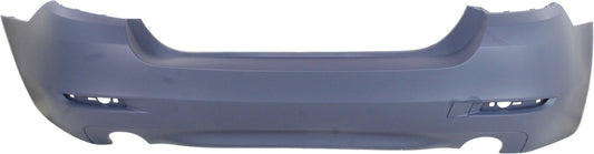 535D/535I 14-16 REAR BUMPER COVER, Primed, Standard w/o M Sport Package, w/o Park Distance Control Sensor Holes