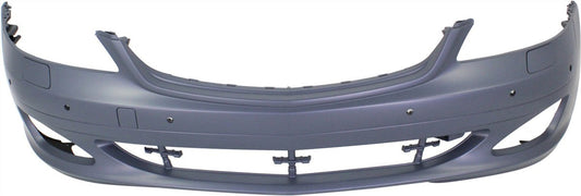 S-CLASS 07-13 FRONT BUMPER COVER, Primed, w/o Sport Pkg, w/ Parktronic Holes, w/ Tow Hook Cover