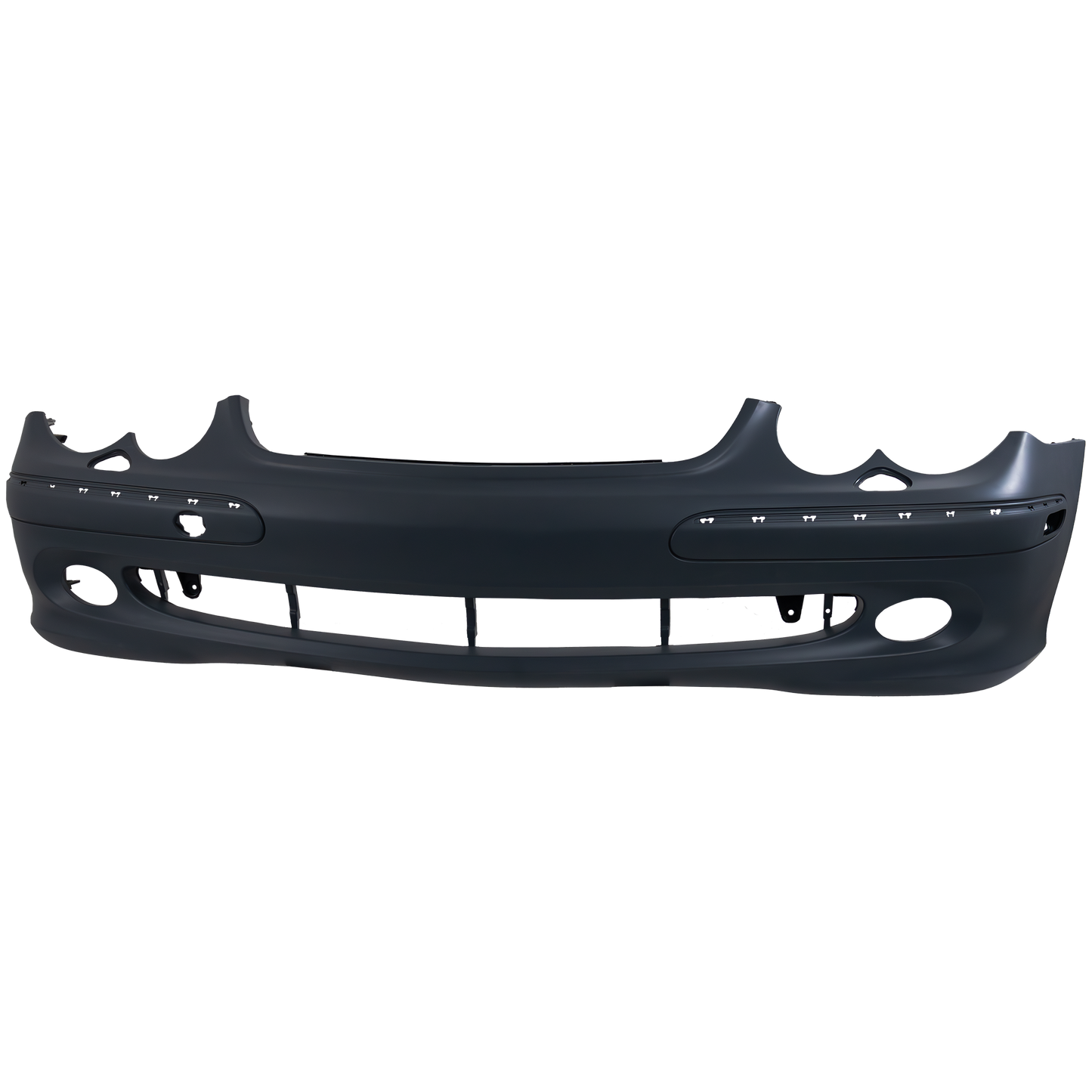 CLK-CLASS 03-05 FRONT BUMPER COVER, Primed, w/o Sport Pkg, w/ Headlight Washer Holes, w/o Parktronic Holes