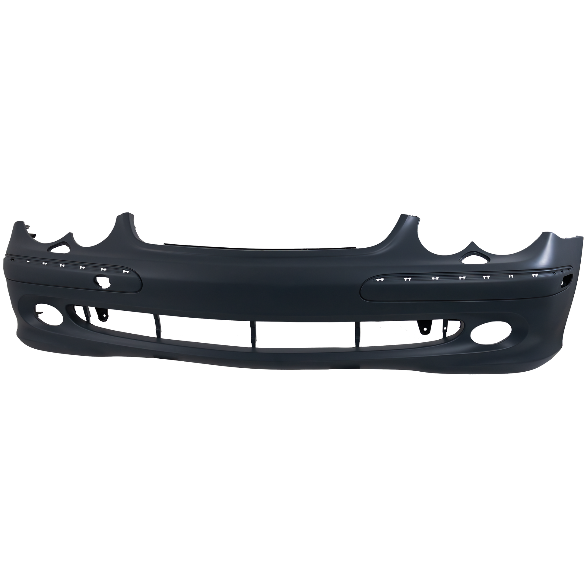 CLK-CLASS 03-05 FRONT BUMPER COVER, Primed, w/o Sport Pkg, w/ Headlight Washer Holes, w/o Parktronic Holes