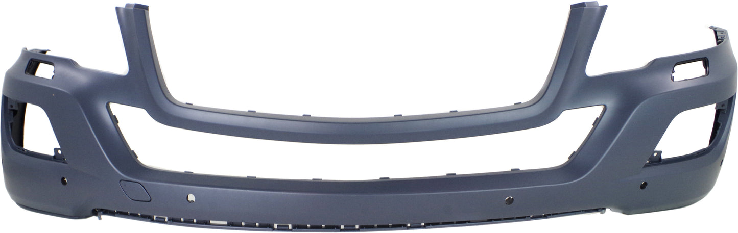 M-CLASS 09-11 FRONT BUMPER COVER, Primed, w/o Sport Pkg, w/ HLW and Parktronic Holes - CAPA