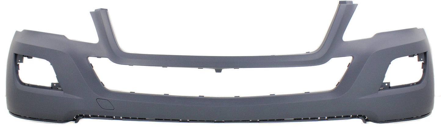 M-CLASS 09-11 FRONT BUMPER COVER, Primed, w/o Sport Pkg, w/o HLW and Parktronic Holes - CAPA