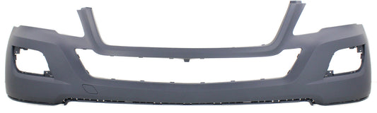 M-CLASS 09-11 FRONT BUMPER COVER, Primed, w/o Sport Pkg, w/o HLW and Parktronic Holes - CAPA