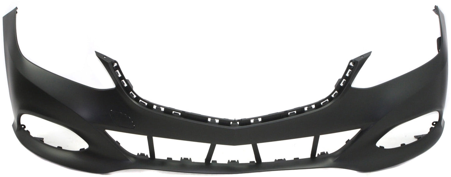 E-CLASS 14-16 FRONT BUMPER COVER, Prmd, w/o AMG Pkg, w/o Parktronic Holes and Insert, Exc E63 Model, Sdn/Wgn