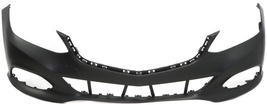 E-CLASS 14-16 FRONT BUMPER COVER, Prmd, w/o AMG Pkg, w/o Parktronic Holes and Insert, Exc E63 Model, Sdn/Wgn