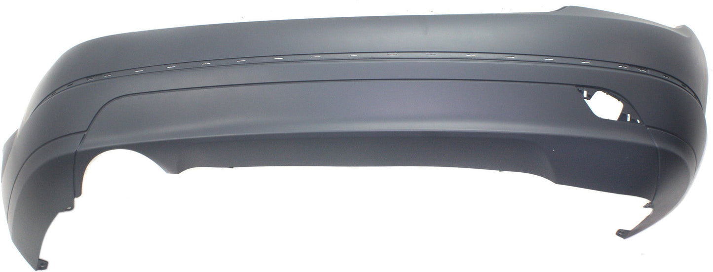 C-CLASS 08-11 REAR BUMPER COVER, Prmd, (Exc. C63 AMG Model), w/o AMG Pkg, w/ Sport Pkg, w/o Ptronic Holes Single Exhaust Cut Up