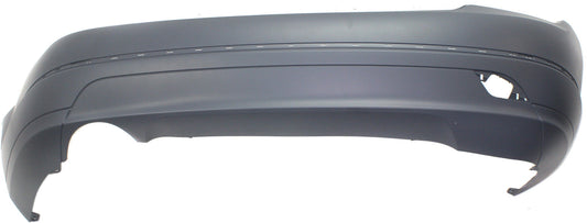 C-CLASS 08-11 REAR BUMPER COVER, Prmd, (Exc. C63 AMG Model), w/o AMG Pkg, w/ Sport Pkg, w/o Ptronic Holes Single Exhaust Cut Up