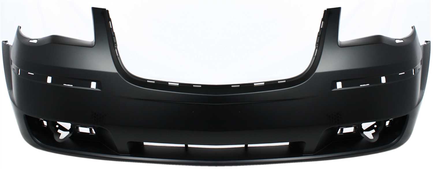 TOWN AND COUNTRY 08-10 FRONT BUMPER COVER, Primed, w/ Molding and Headlight Washer Holes