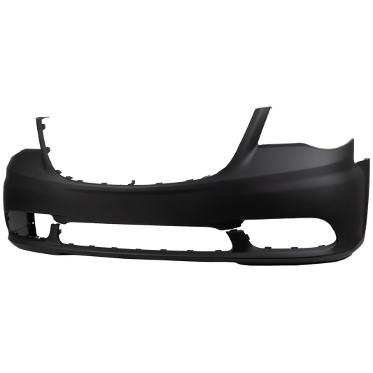 TOWN AND COUNTRY 11-16 FRONT BUMPER COVER, Primed, w/o Headlight Washer Holes - CAPA