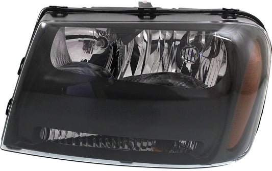 TRAILBLAZER 06-09 HEAD LAMP LH, Composite, Assembly, Halogen, LT Model