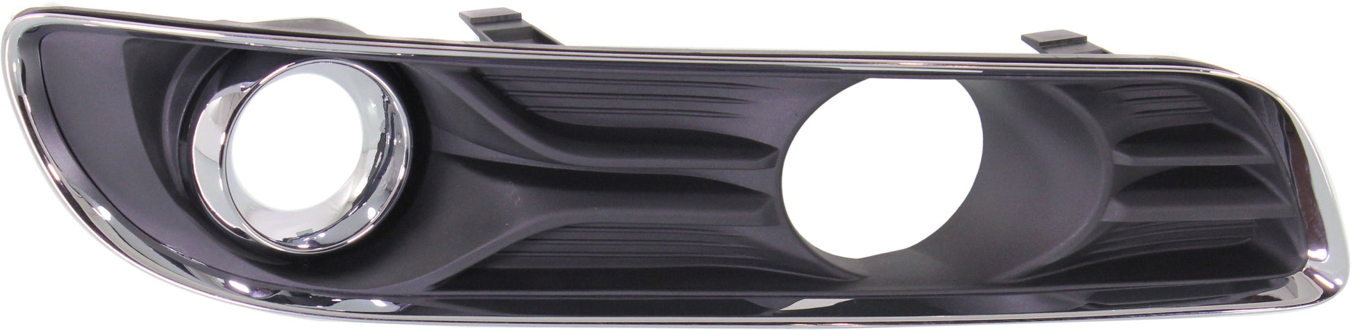 CHRYSLER 300 11-14 FRONT FOG LAMP MOLDING RH, Black, w/ Chrome Trim, w/ ACC, (Exc. SRT-8 Model)