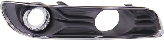 CHRYSLER 300 11-14 FRONT FOG LAMP MOLDING RH, Black, w/ Chrome Trim, w/ ACC, (Exc. SRT-8 Model)