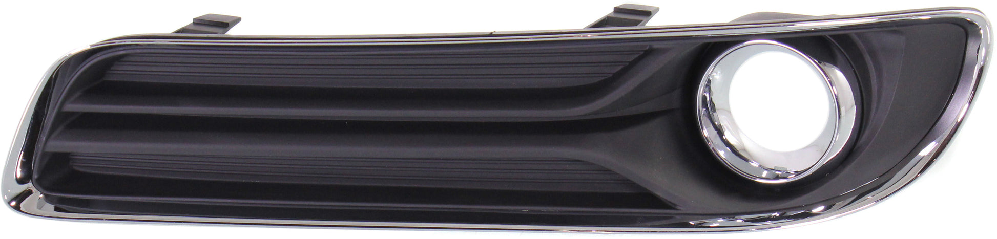 CHRYSLER 300 11-14 FRONT FOG LAMP MOLDING LH, Black, w/ Chrome Trim, w/ ACC, (Exc. SRT-8 Model)