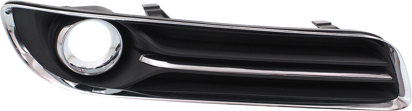 CHRYSLER 300 11-14 FRONT FOG LAMP MOLDING RH, Black, w/ Chrome Trim, w/ ACC, (Exc. SRT-8 Model)