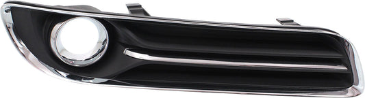 CHRYSLER 300 11-14 FRONT FOG LAMP MOLDING RH, Black, w/ Chrome Trim, w/ ACC, (Exc. SRT-8 Model)
