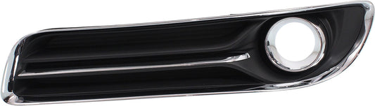 CHRYSLER 300 11-14 FRONT FOG LAMP MOLDING LH, Black, w/ Chrome Trim, w/ ACC, (Exc. SRT-8 Model)