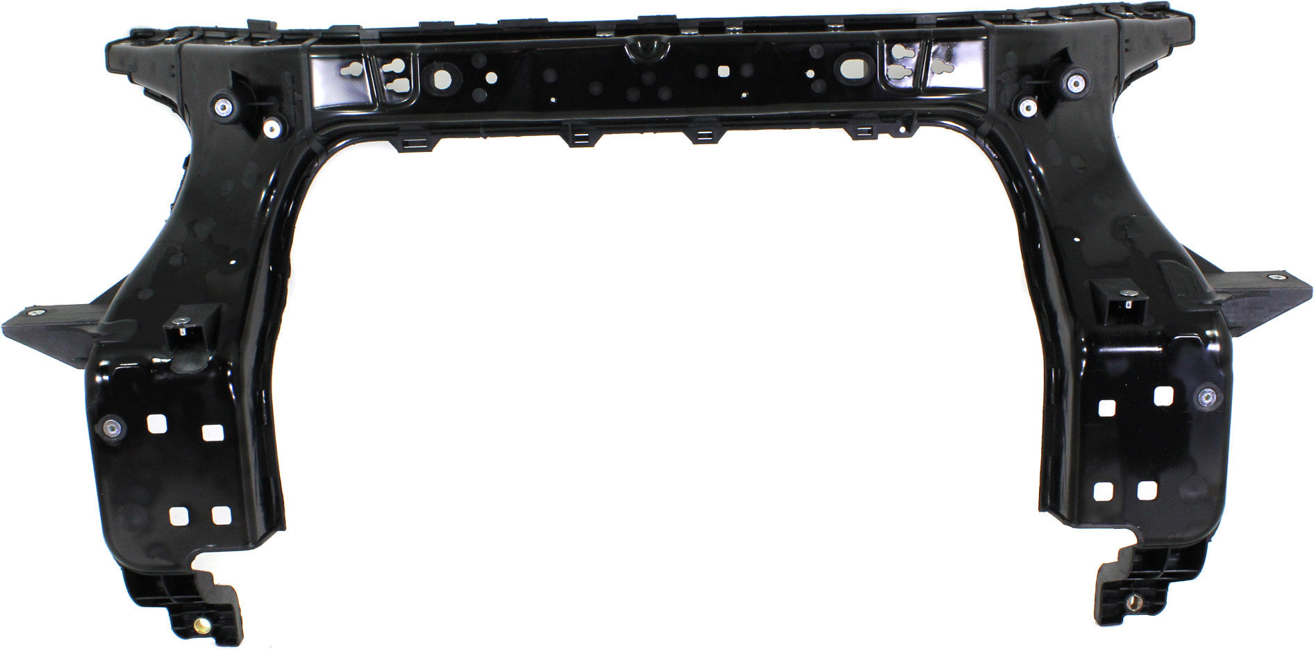 TRAVERSE 09-17 RADIATOR SUPPORT, Textured Black, Plastic with Steel