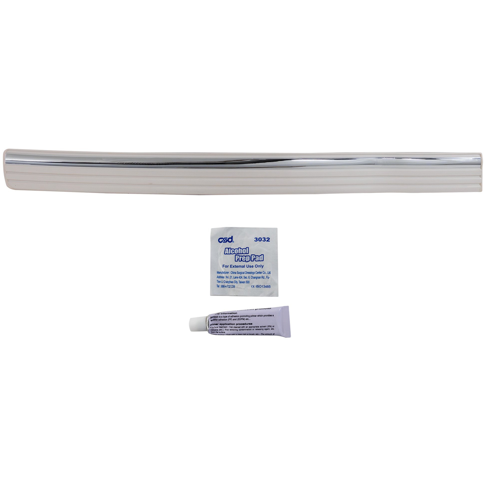 SILVERADO 99-02 FRONT DOOR MOLDING LH, Primed, w/ Chrome Insert, Fits 2007 Classic
