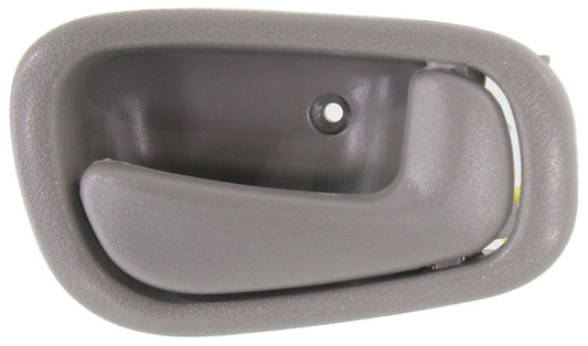 COROLLA/PRIZM 98-02 FRONT INTERIOR DOOR HANDLE RH, Gray, Manual Lock, w/o Lock Hole (=REAR)
