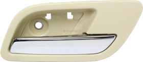 ESCALADE EXT 07-13/ESV 07-14 FRONT INTERIOR DOOR HANDLE RH, Beige Housing-Chrome Lever, w/o Hole (=REAR)