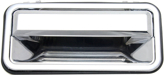 C/K FULL SIZE P/U 92-00 REAR EXTERIOR DOOR HANDLE LH, All Chrome (Plastic)
