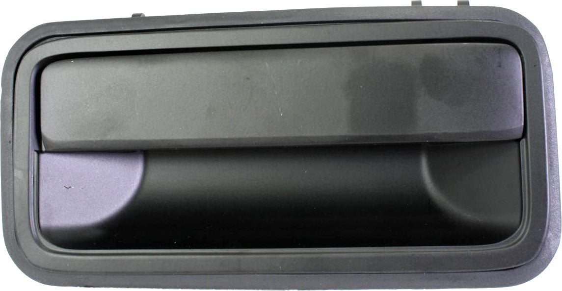 C/K FULL SIZE P/U 92-00 REAR EXTERIOR DOOR HANDLE LH, Smooth Black (Zinc)