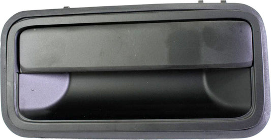 C/K FULL SIZE P/U 92-00 REAR EXTERIOR DOOR HANDLE LH, Smooth Black (Zinc)