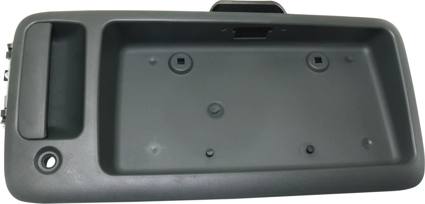 EXPRESS/SAVANA VAN 96-02 REAR EXTERIOR DOOR HANDLE, Back Door, Textured, w/ License Bracket